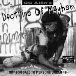Buy G.G. Allin's Doctrine Of Mayhem