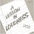 Buy A Lesson In Loudness