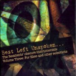 Buy Best Left Unspoken... Vol. 3: For Elsie And Other Selections