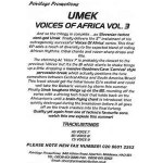 Buy Voices Of Africa Vol. 3