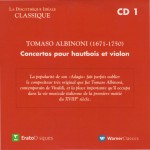 Buy La Discotheque Ideale Classique - Oboe & Violin Concertos CD1