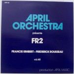 Buy April Orchestra Vol. 48 Presente Fr2 1982 (With Francis Rimbert) (Vinyl)