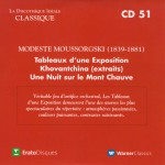 Buy La Discotheque Ideale Classique - Pictures At An Exhibition, Khovanshchina & Night On The Bare Mountain CD51