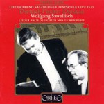 Buy Liederabend Salzburger Festspiele Live 1975