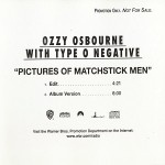 Buy Pictures Of Matchstick Men (With Ozzy Osbourne) (CDS)