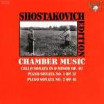 Buy Shostakovich Edition: Chamber Music (Cello sonata in D minor Op.40, Piano sonata No.1 Op.12, No.2 Op.61)