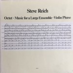 Buy Octet; Music For A Large Ensemble; Violin Phase (Vinyl)