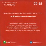 Buy La Discotheque Ideale Classique - Die Zauberflote (Highlights) CD65