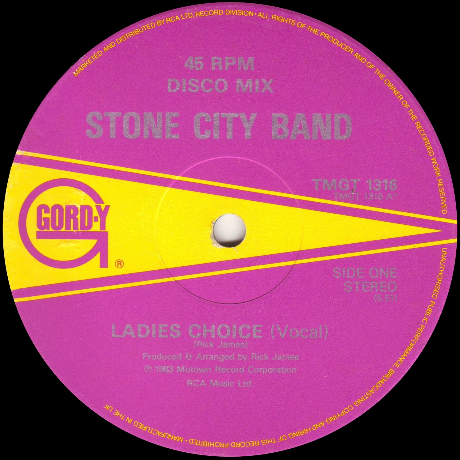 Ladies Choice (VLS) 1983 Funk Stone City Band Download Funk Music