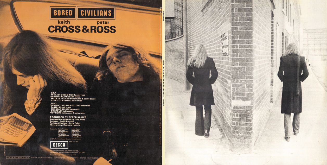 Bored Civilians 1972 Folk-Rock - Keith Cross & Peter Ross 