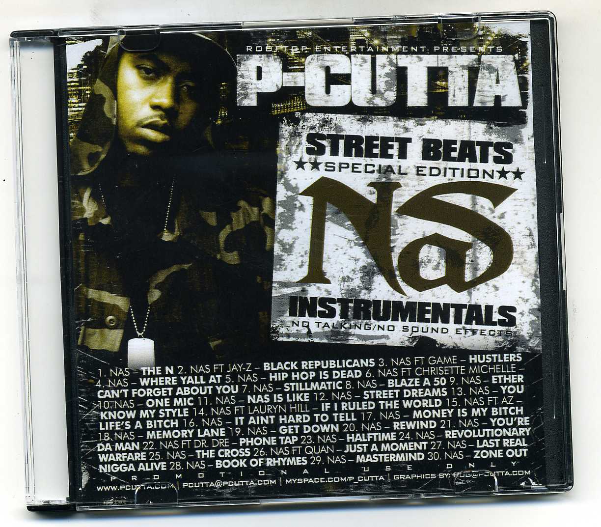 P CuttaStreet Beats Special Edition (Nas Instrumentals) 2007